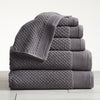 Belle Collection Waffle Textured Bath Towels