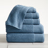 Belle Collection Waffle Textured Bath Towels