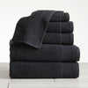 Belle Collection Waffle Textured Bath Towels