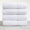 Zoey Collection Waffle Textured Bath Towels