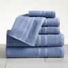 Zoey Collection Waffle Textured Bath Towels