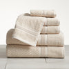 Zoey Collection Waffle Textured Bath Towels