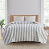 Avery Collection Striped Quilt Set