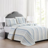 Sofia Collection Striped Quilt Set