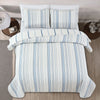 Sofia Collection Striped Quilt Set