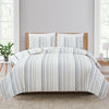 Sofia Collection Striped Quilt Set