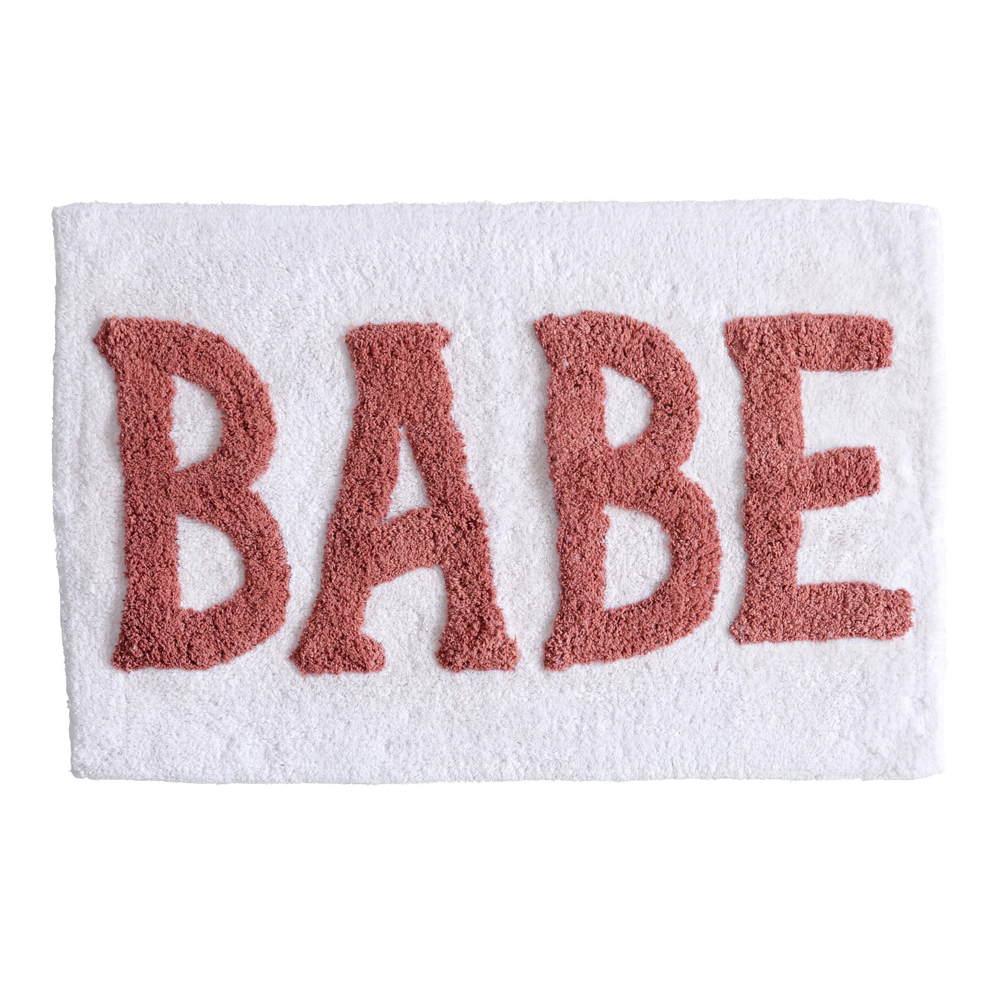 Plush tufted cotton bath rug featuring a fun decorative design with raised detailing. Soft, highly absorbent, and quick-drying, this 20 x 30 inch rug adds comfort and personality to any bathroom. Machine washable for easy care.