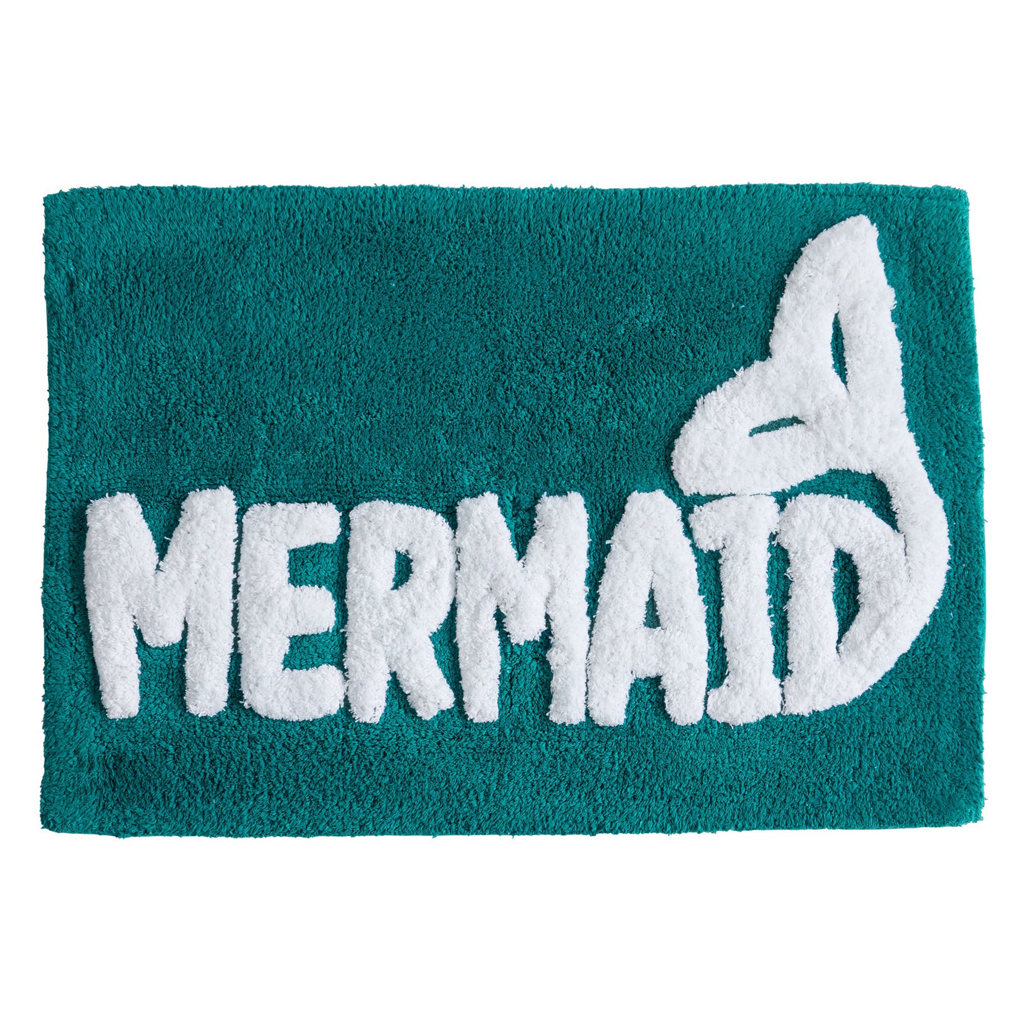 Plush tufted cotton bath rug featuring a fun decorative design with raised detailing. Soft, highly absorbent, and quick-drying, this 20 x 30 inch rug adds comfort and personality to any bathroom. Machine washable for easy care.