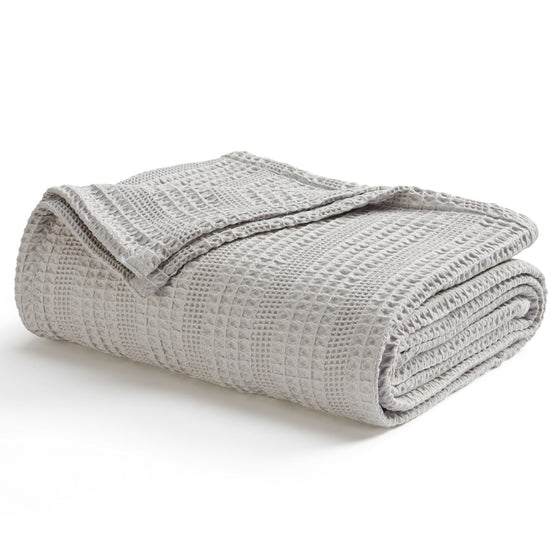 Amelia Collection Cotton Waffle Blanket