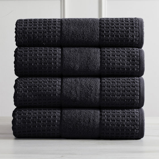 Harper Collection Waffle Textured Bath Towels