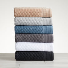  Belle Collection Waffle Textured Bath Towels