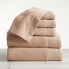 Belle Collection Waffle Textured Bath Towels