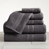 Zoey Collection Waffle Textured Bath Towels