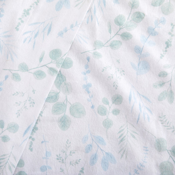 Alpine Collection Printed Flannel Sheet Set