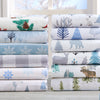 Alpine Collection Printed Flannel Sheet Set