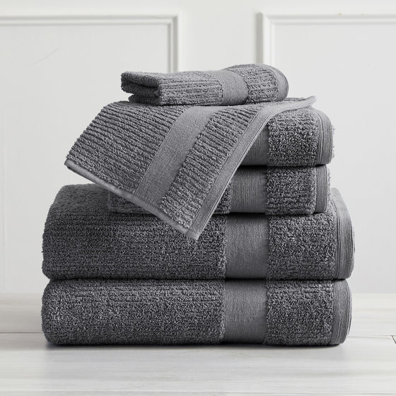 Roda Collection Cotton Ribbed Bath Towels