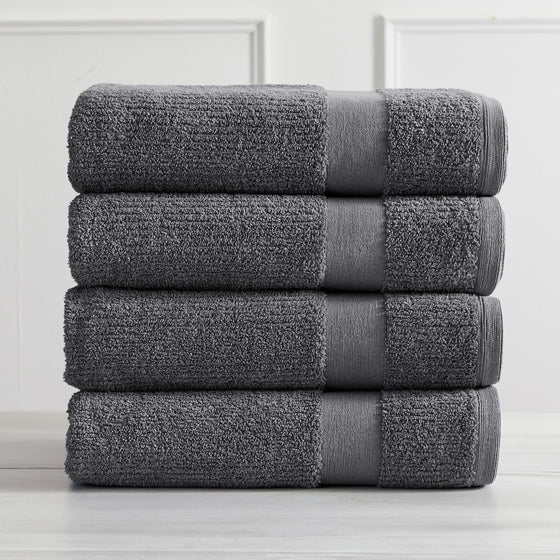 Roda Collection Cotton Ribbed Bath Towels