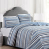 Elise Collection Striped Quilt Set