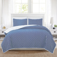  Nora Collection Striped Quilt Set