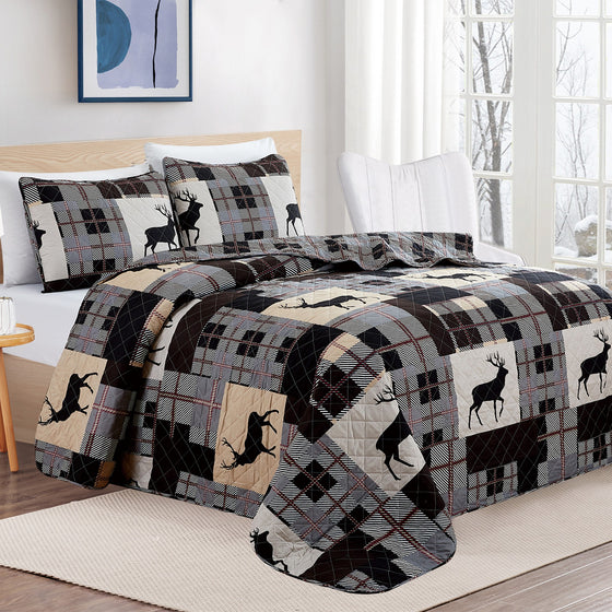 Everest Collection Lodge Quilt Set