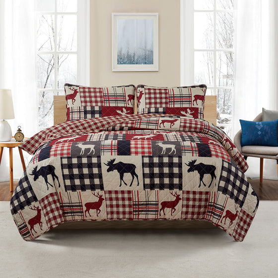 Redington Collection Moose Lodge Quilt Set