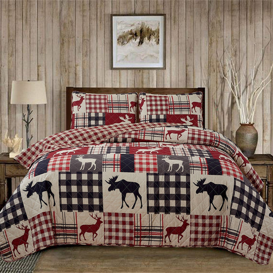 Redington Collection Moose Lodge Quilt Set